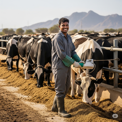 Dairy farm worker